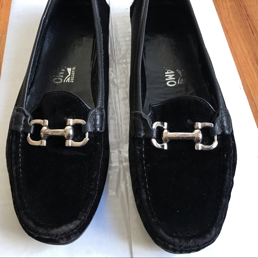 Authentic Ferragamo Swede Loafers